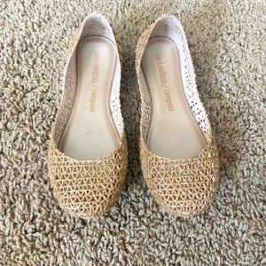 Gold Melissa Shoes